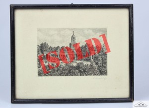 WROCŁAW BRESLAU WZGÓRZE LIEBICHA AKWAFORTA