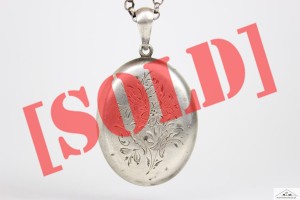 WIKTORIAŃSKI GRAWEROWANY MEDALION SREBRO