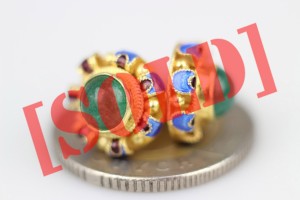 KOLCZYKI FILIGRAN AMAZONIT ZŁOCONE SREBRO CHINKA