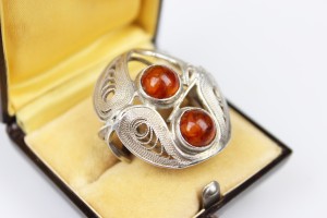 POTĘŻNY FILIGRANOWY PIERŚCIONEK IMAGO ARTIS