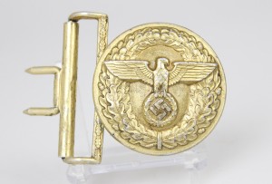 MNIEJSZA KLAMRA DO PASA BROKATOWEGO LIDERA NSDAP  RZM M4/24  Friedrich Linden