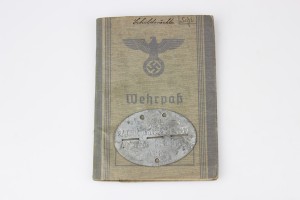 WEHRPASS ZE ZGODNYM NIEŚMIERTELNIKIEM 2./INFANTERIE-ERSATZ-BATAILLON 37